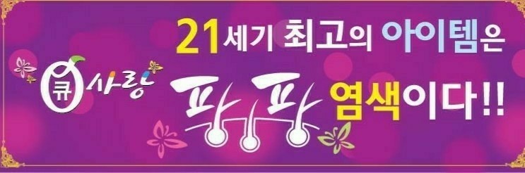 염색팡팡 이미지