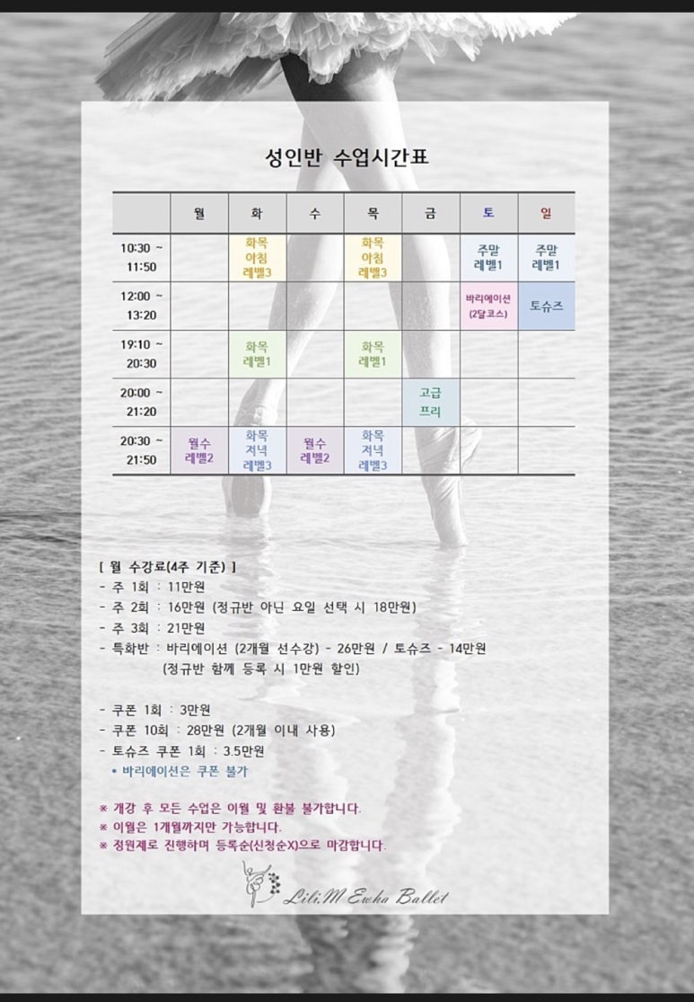 릴리엠이화발레학원 이미지