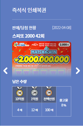즉석복권 이미지