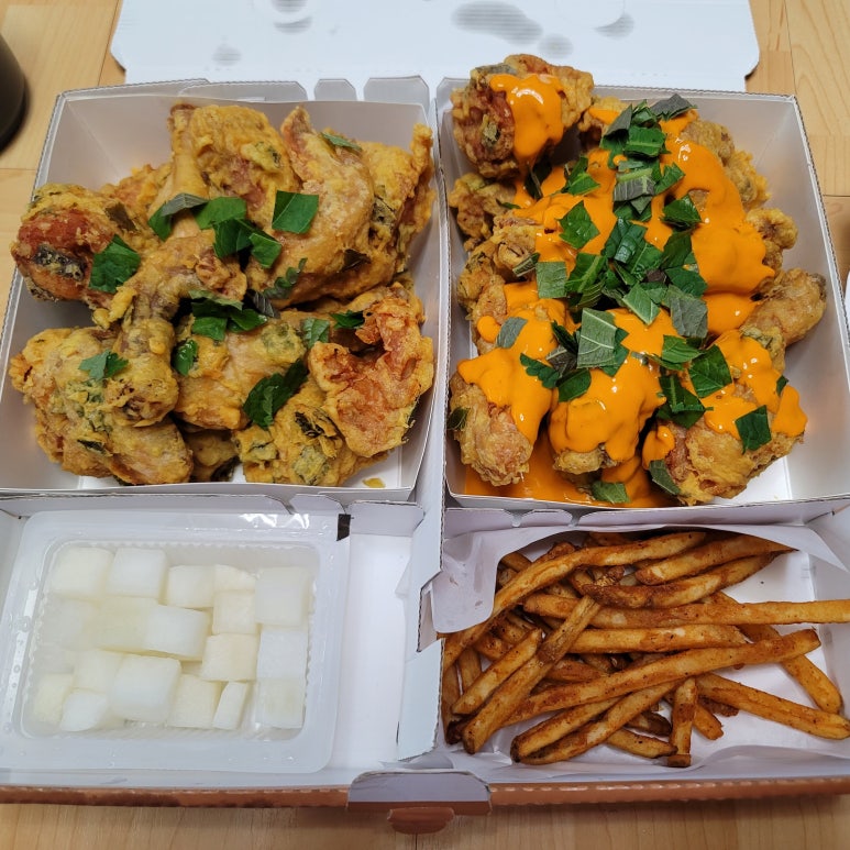 코리엔탈깻잎두마리치킨양곡 이미지