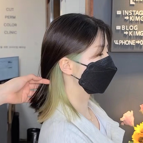 라임헤어 이미지