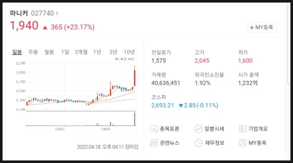 큰시장마니커 이미지
