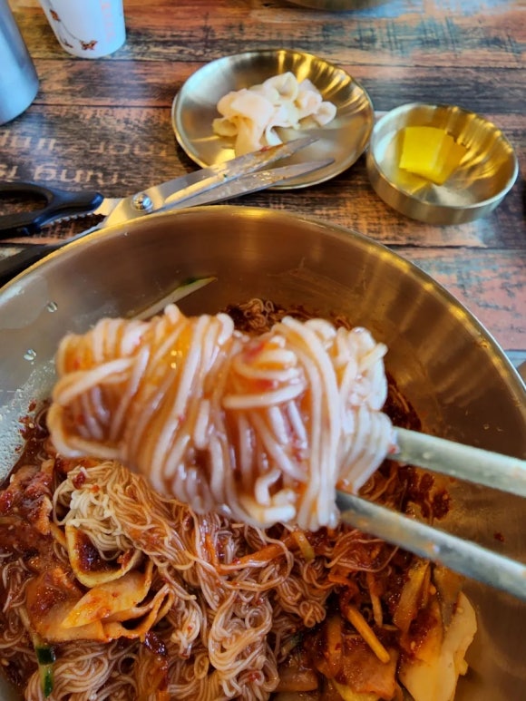경주찰보리냉면 이미지
