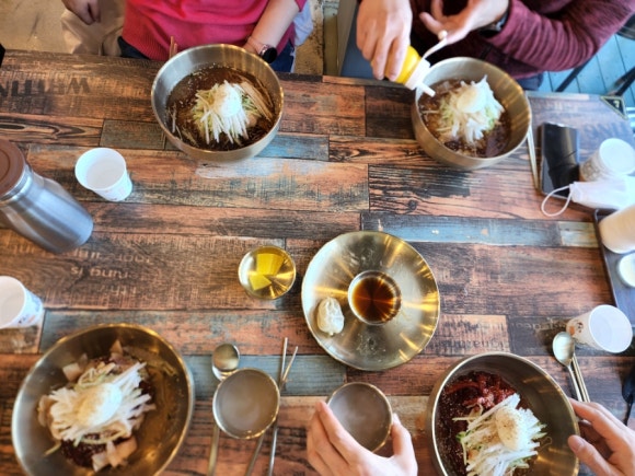 경주찰보리냉면 이미지