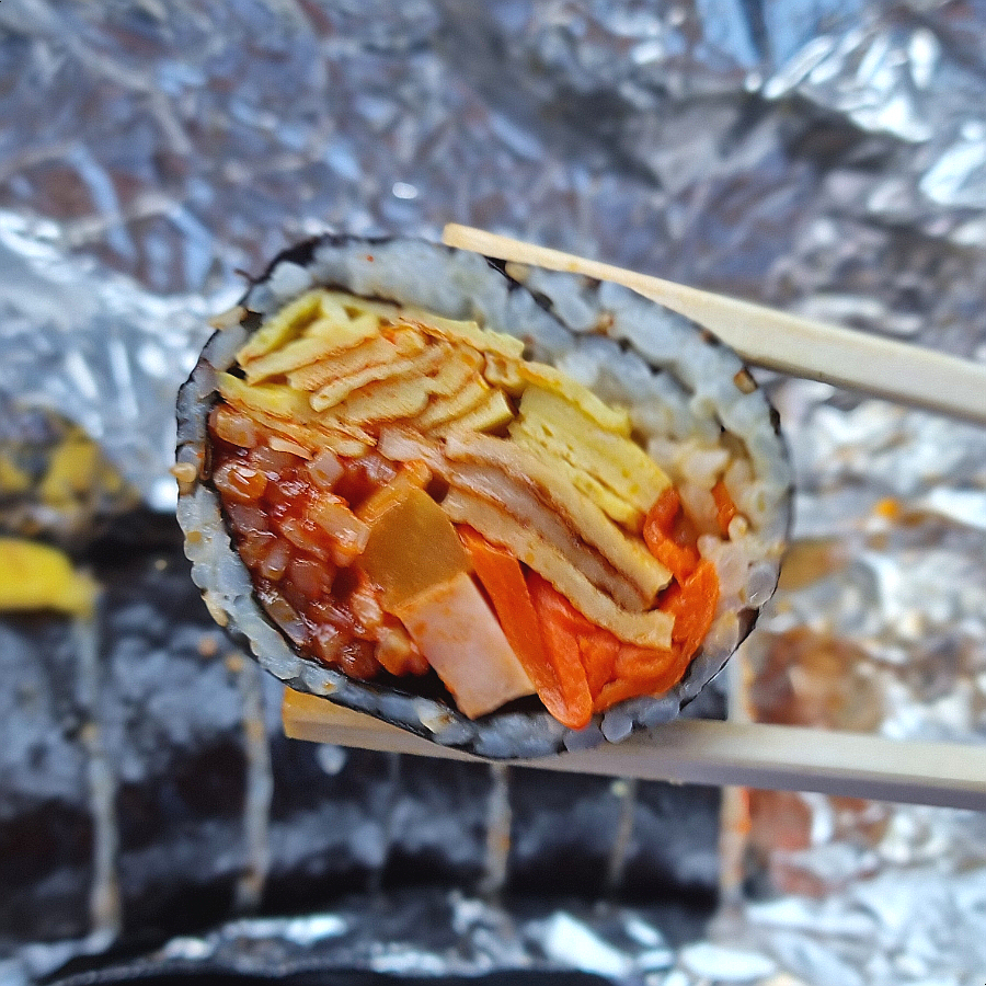 시장김밥 이미지