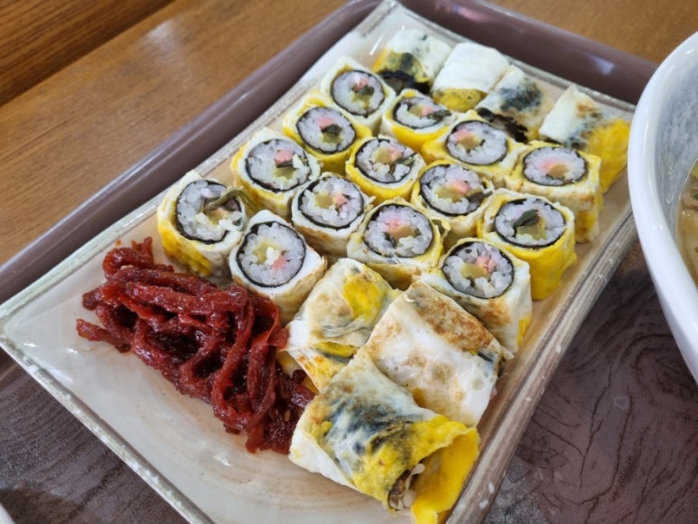달인즉석계란말이김밥 이미지
