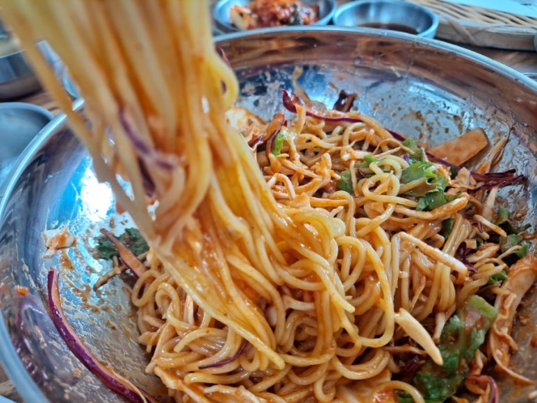 해밀찰보리국수 이미지