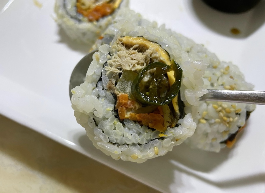 쏘스정김밥 이미지