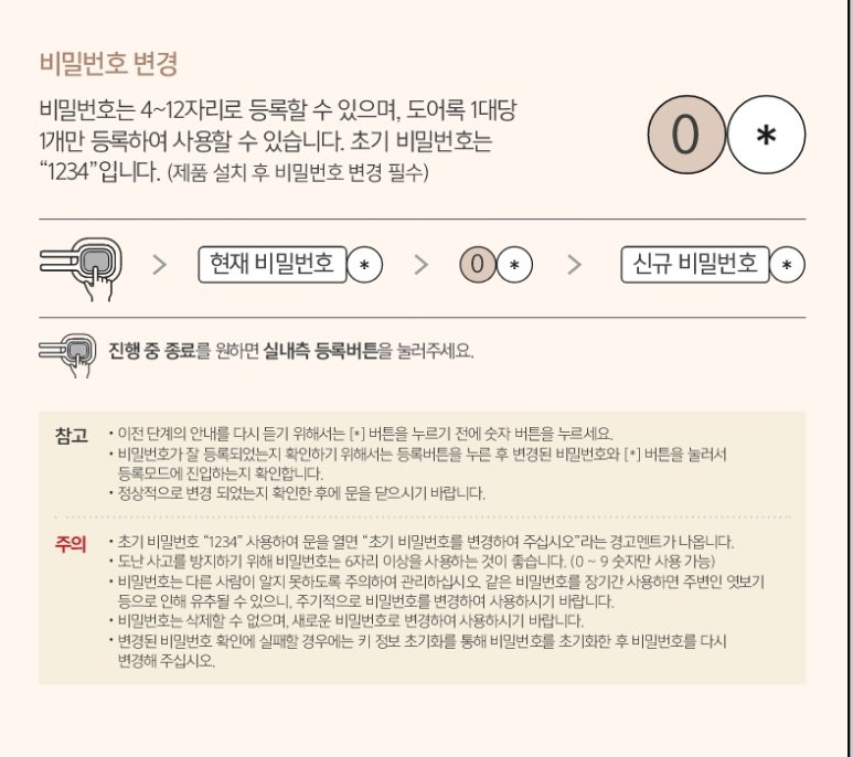 삼성스마트도어락 이미지