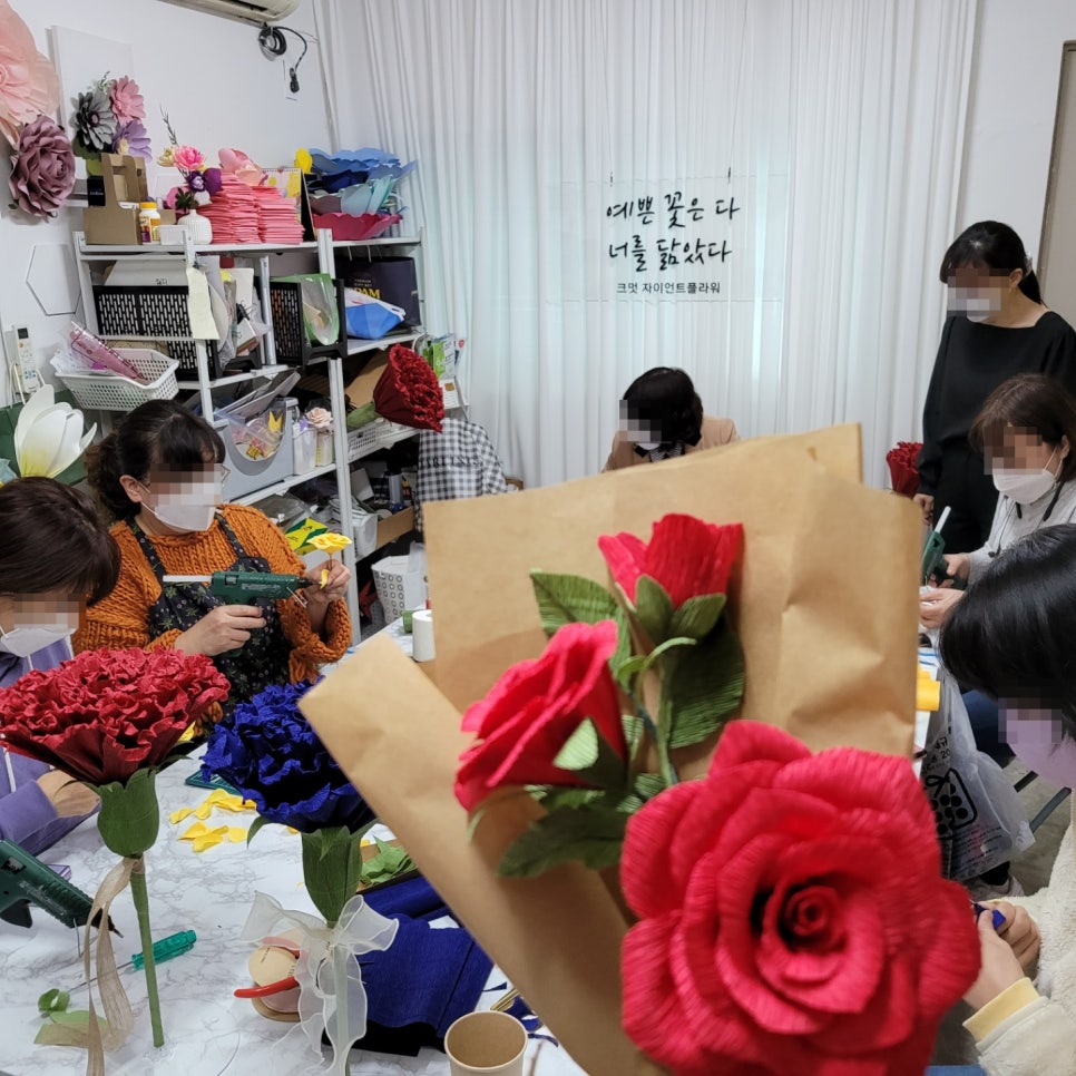 플라워월 이미지