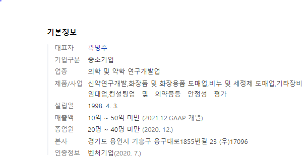 화장품 및 화장용품 도매업 이미지