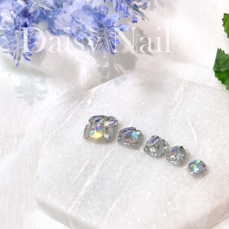 daisy nail 이미지