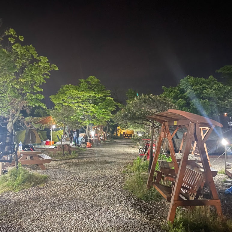 푸른섬 캠핑장 이미지