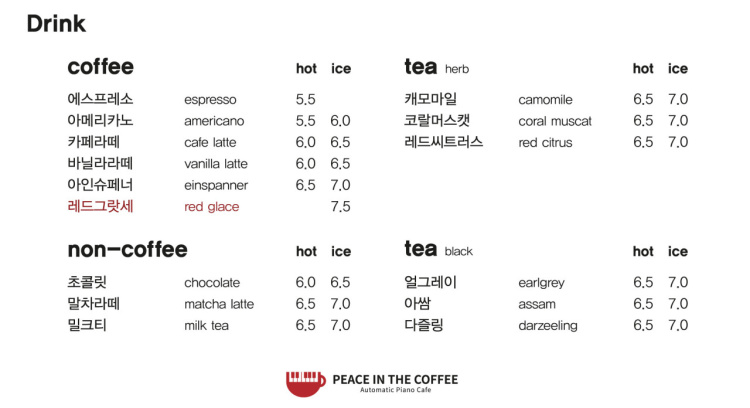 피스커피(Peace Coffee) 이미지