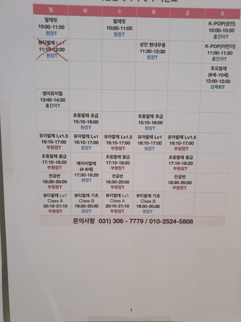 리본발레아카데미학원 이미지