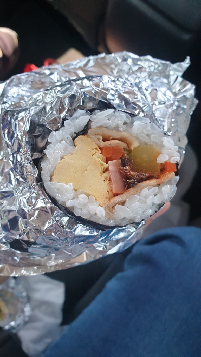 뽕꼬랑김밥 이미지