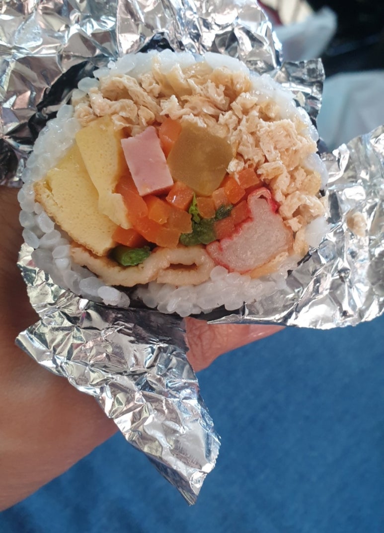 뽕꼬랑김밥 이미지