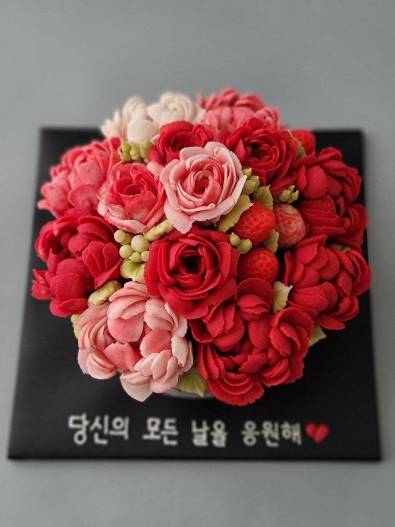 쫄깃플라워케이크 이미지