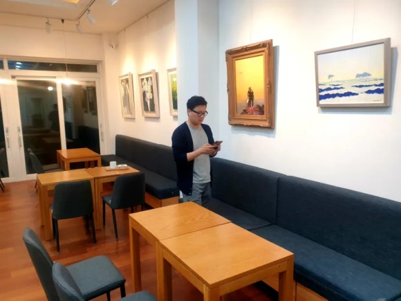 색소폰커피 이미지