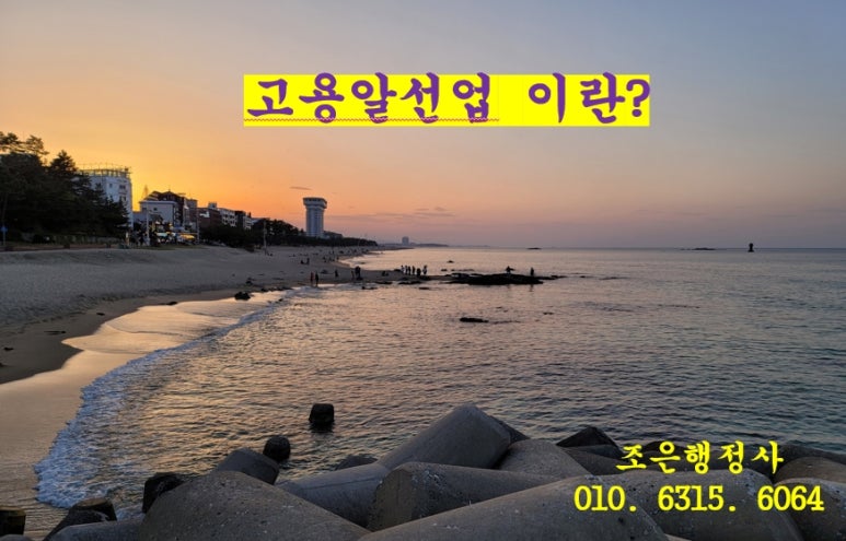 고용 알선업 이미지