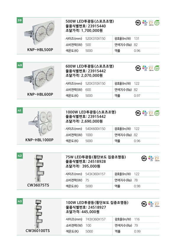 케이앤피 엘이디 이미지