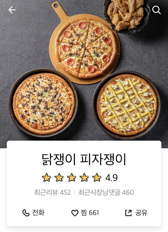 닭쟁이피자쟁이 이미지