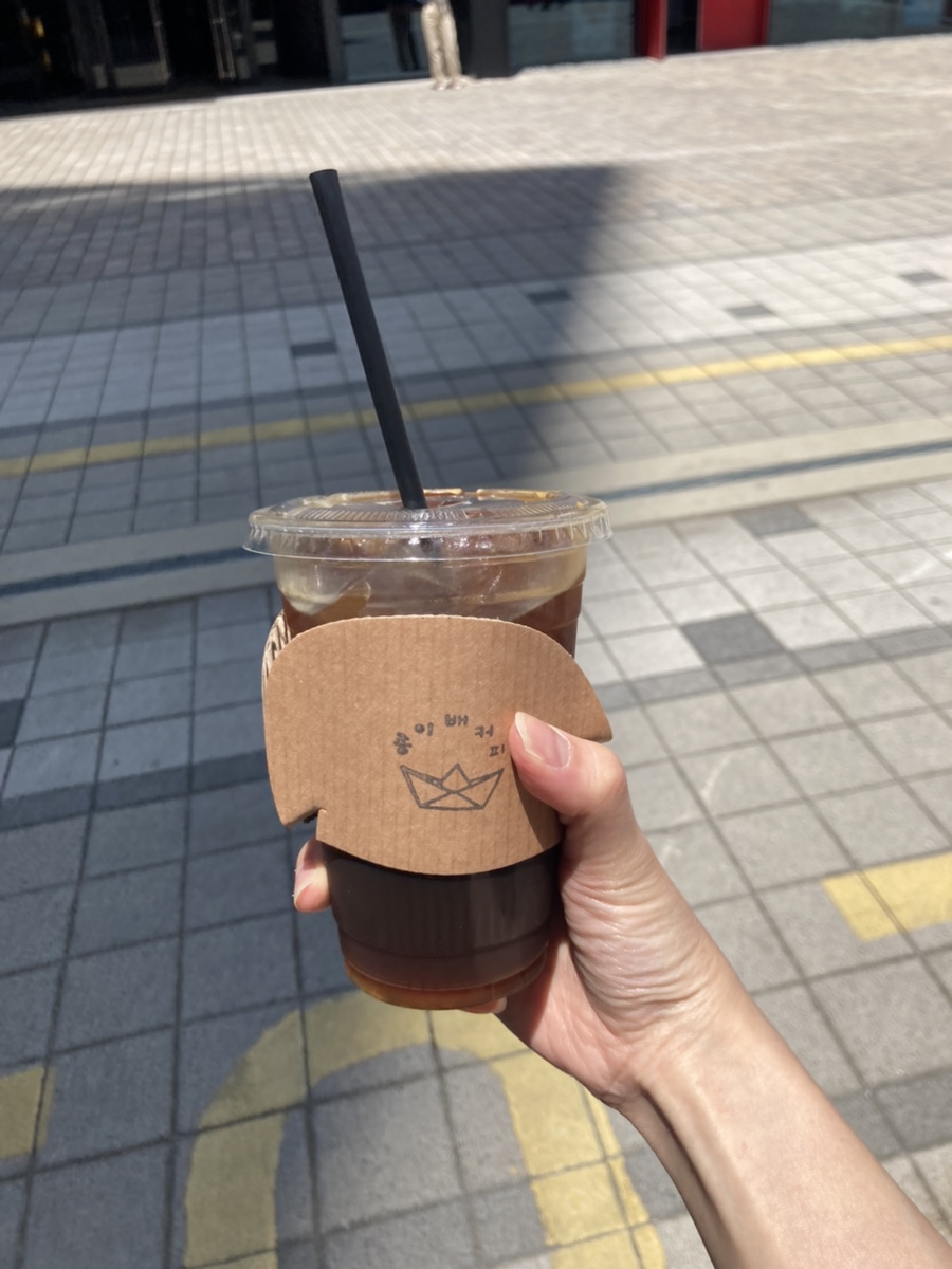 종이배커피 이미지