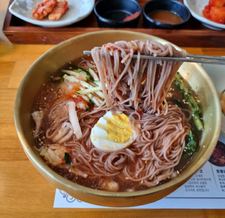 냉면장수 이미지