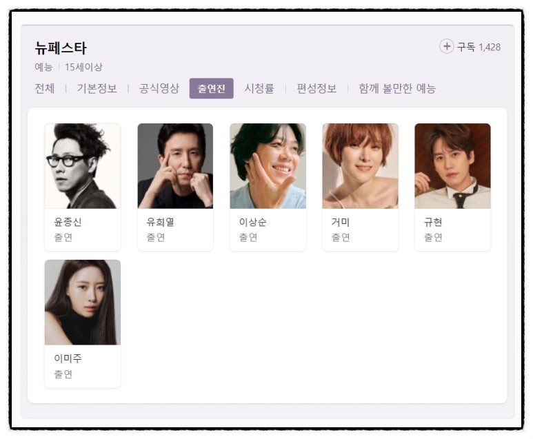 윤상컴퍼니 이미지