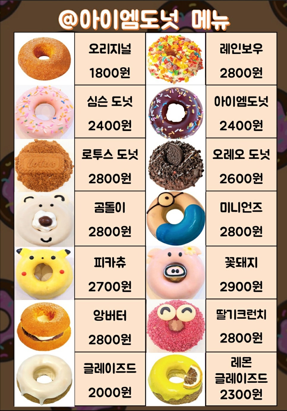 아이엠 도넛 이미지