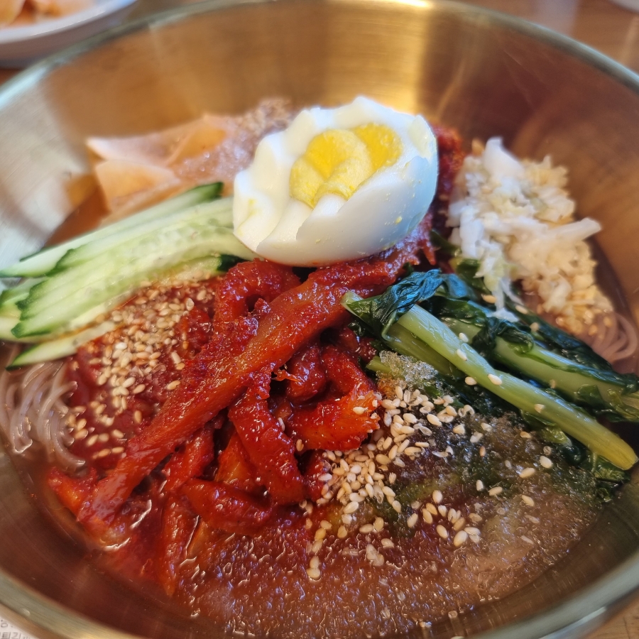 냉면장수 이미지