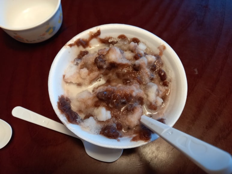 토곡팥빙수 이미지