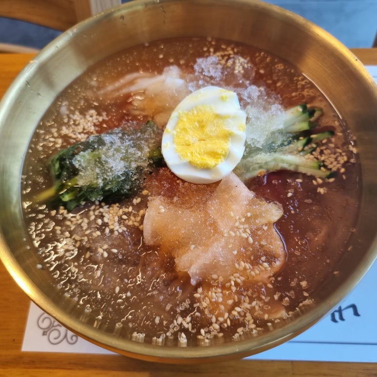 냉면장수 이미지