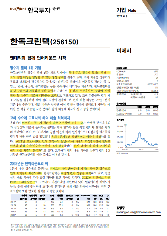 한국크린텍 이미지