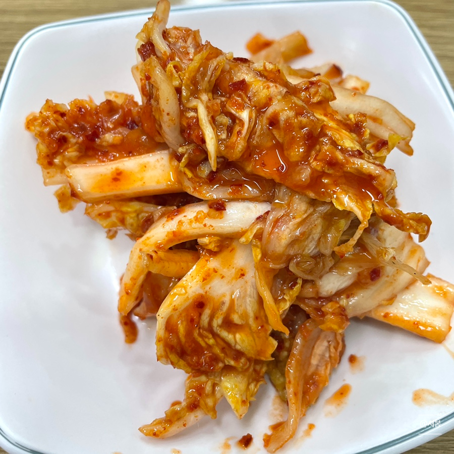 장모님칼국수.김치 이미지