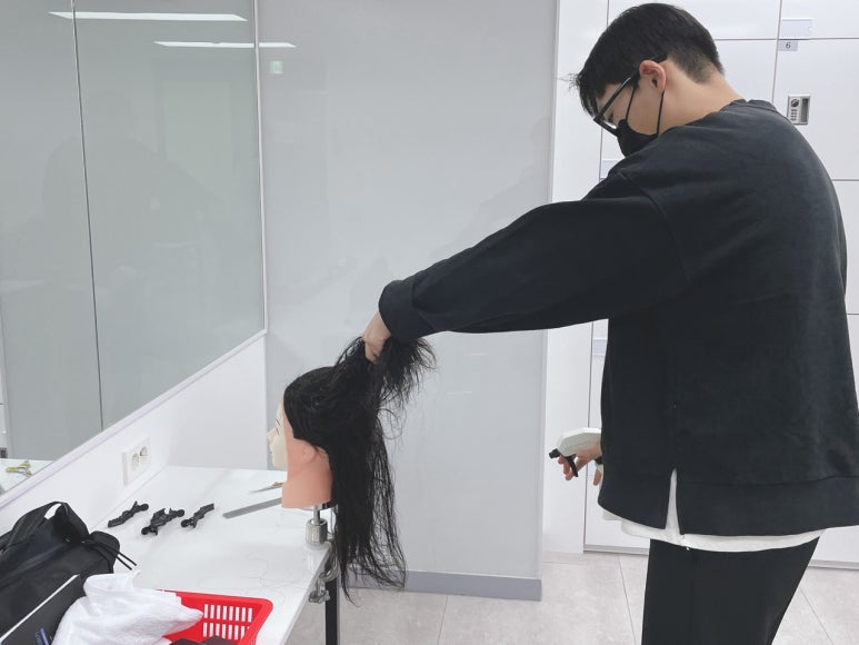 머리채헤어 이미지
