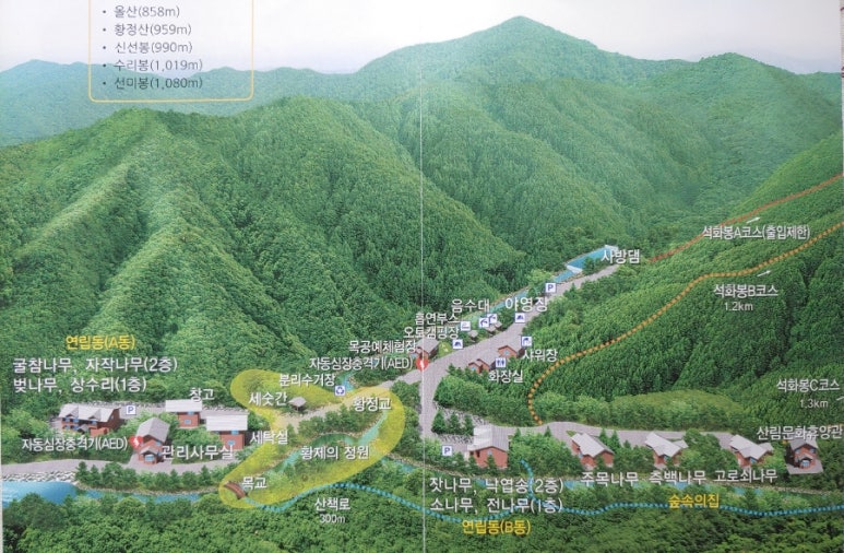 국립황정산자연휴양림캠핑장 이미지