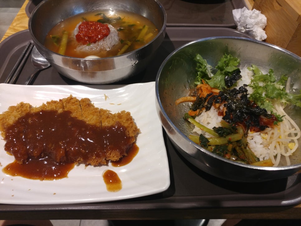 진 영양비빔밥.돈까스 이미지