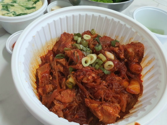 찜한 갈비 이미지