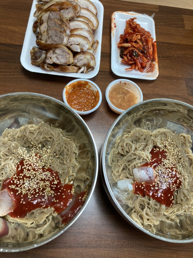 장날냉면 이미지