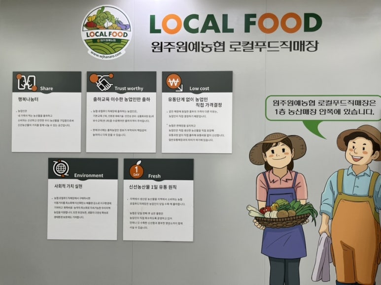 원주원예농협로컬푸드직매장 이미지