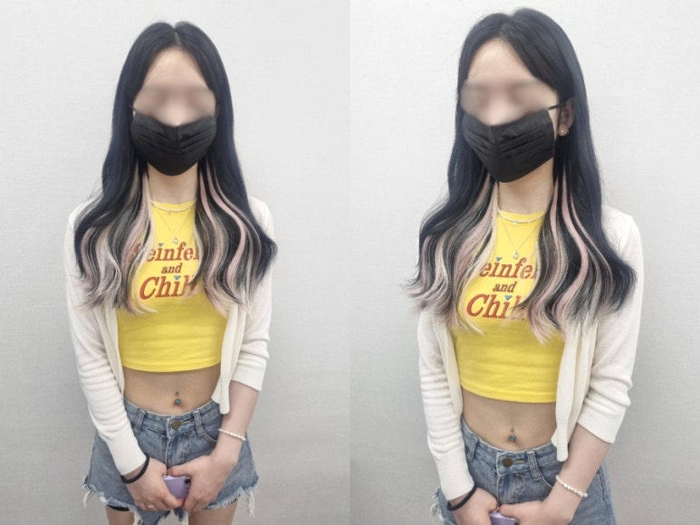 블랑쉬붙임머리 이미지