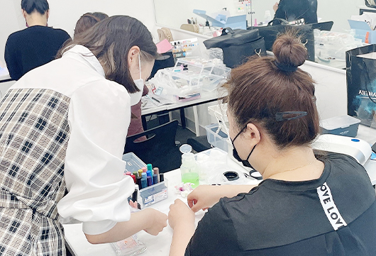 네일;비단 이미지