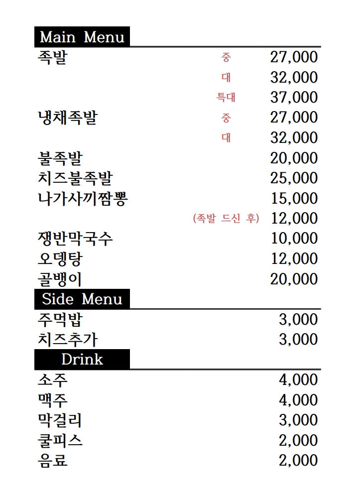 국민족발 이미지