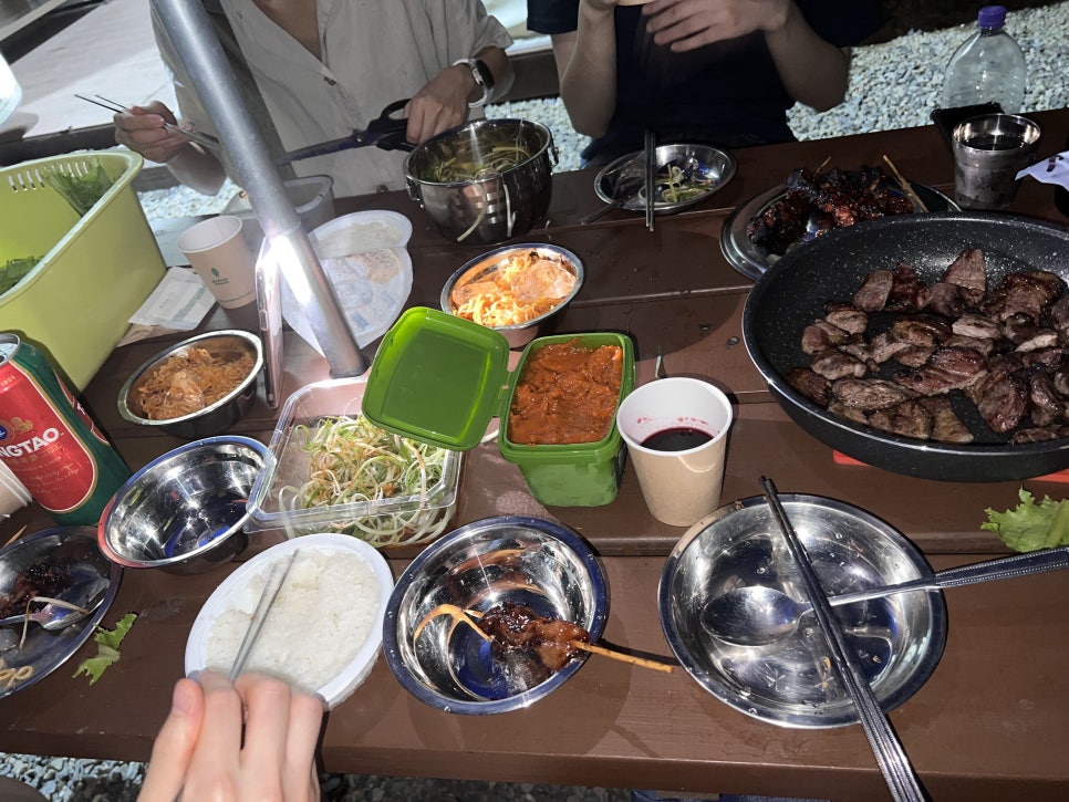 느티나무야영장 이미지
