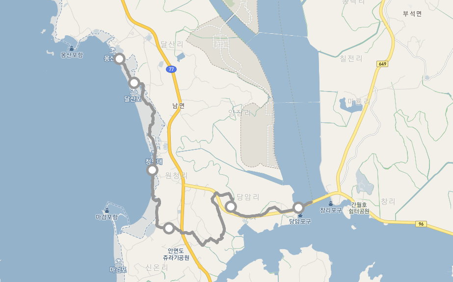 서해랑길 65코스 이미지