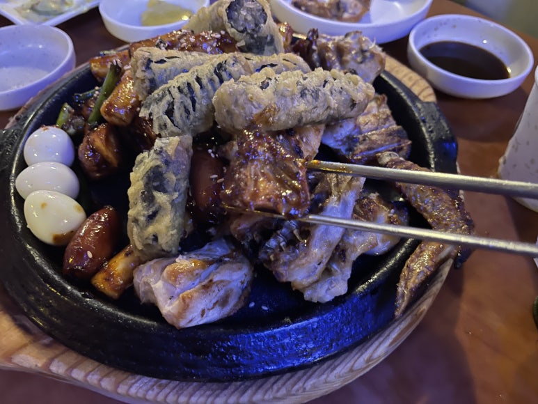 닭꾸버숯불양념치킨 이미지