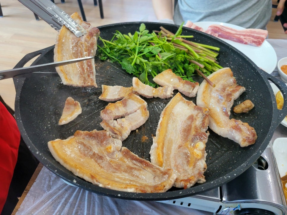 미나리삼겹살 이미지