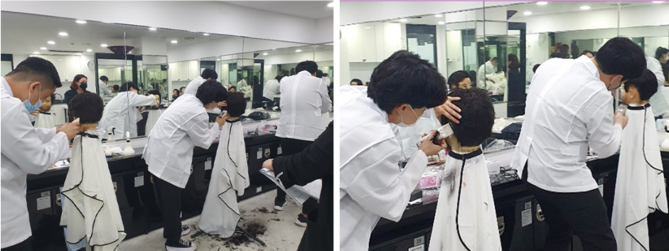 남성헤어커트전문학원 이미지