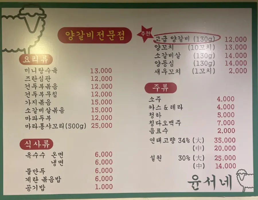 윤서양갈비참숯구이 이미지